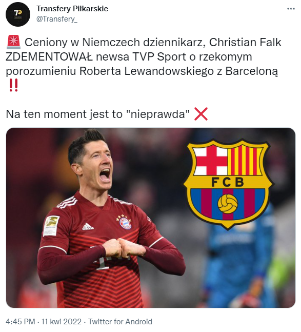 DEMENTI w sprawie Lewandowskiego! XD